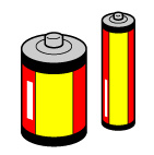 乾電池画像