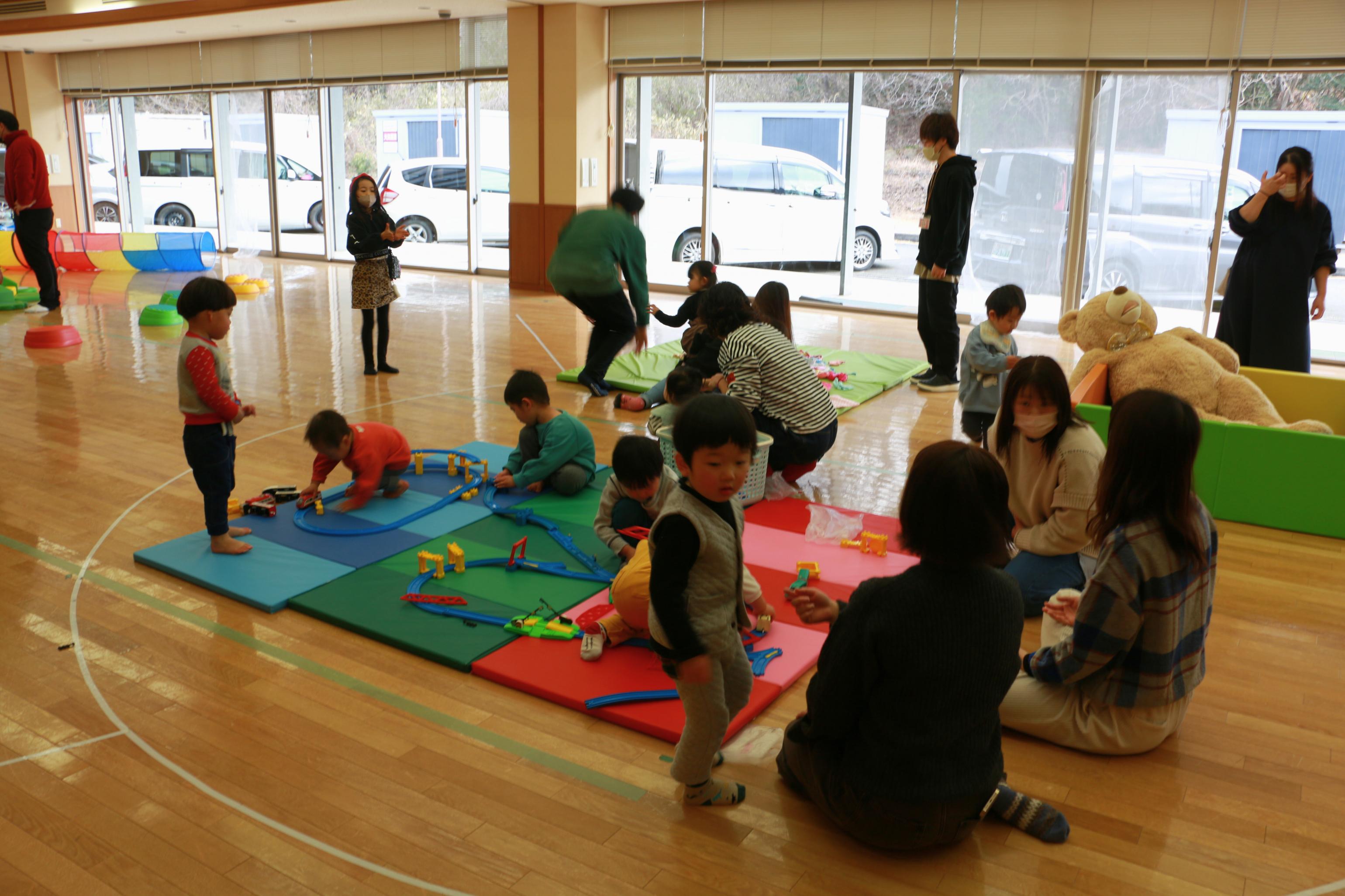 子育て支援センターの冬フェスの写真1