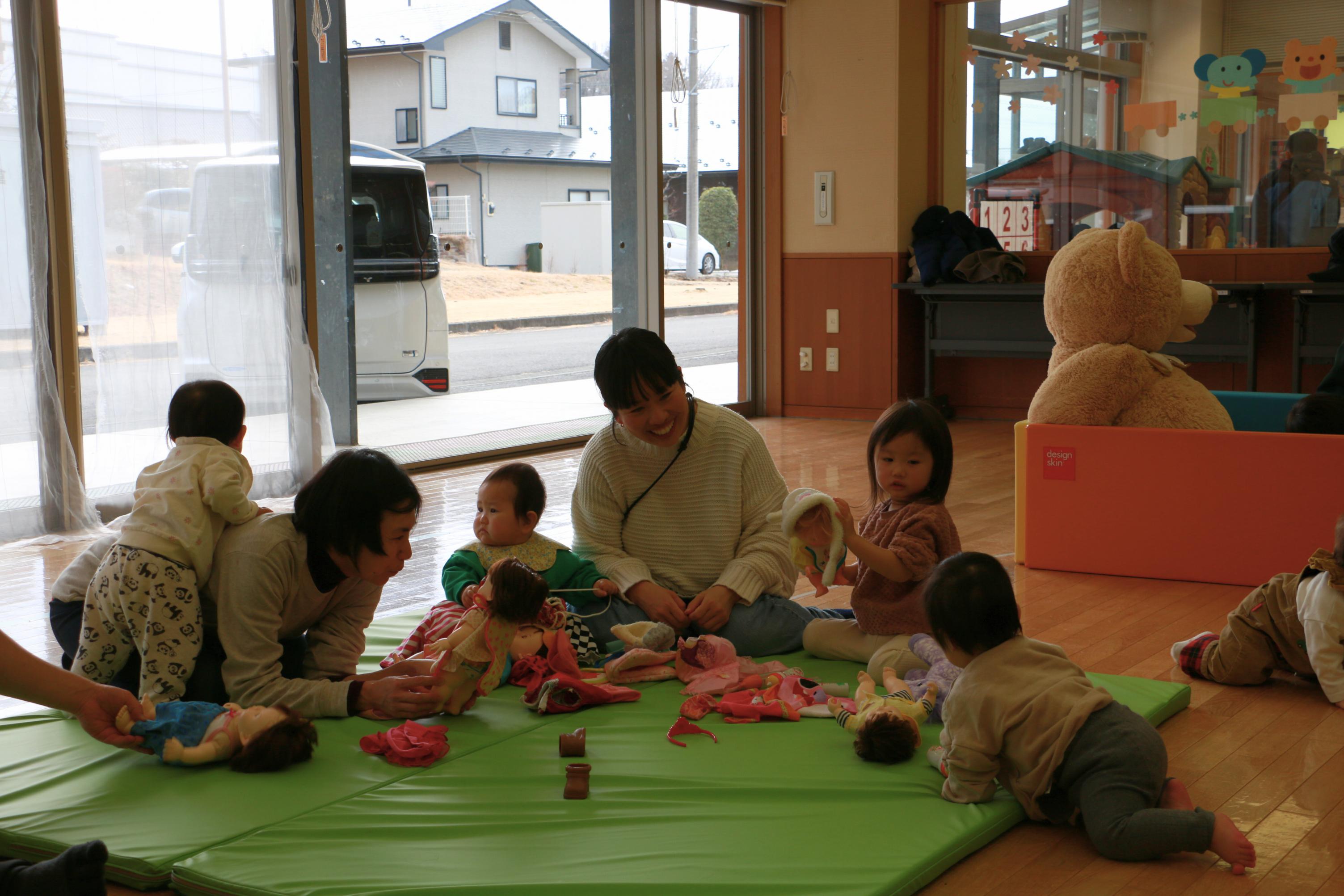 子育て支援センターの冬フェスの写真2