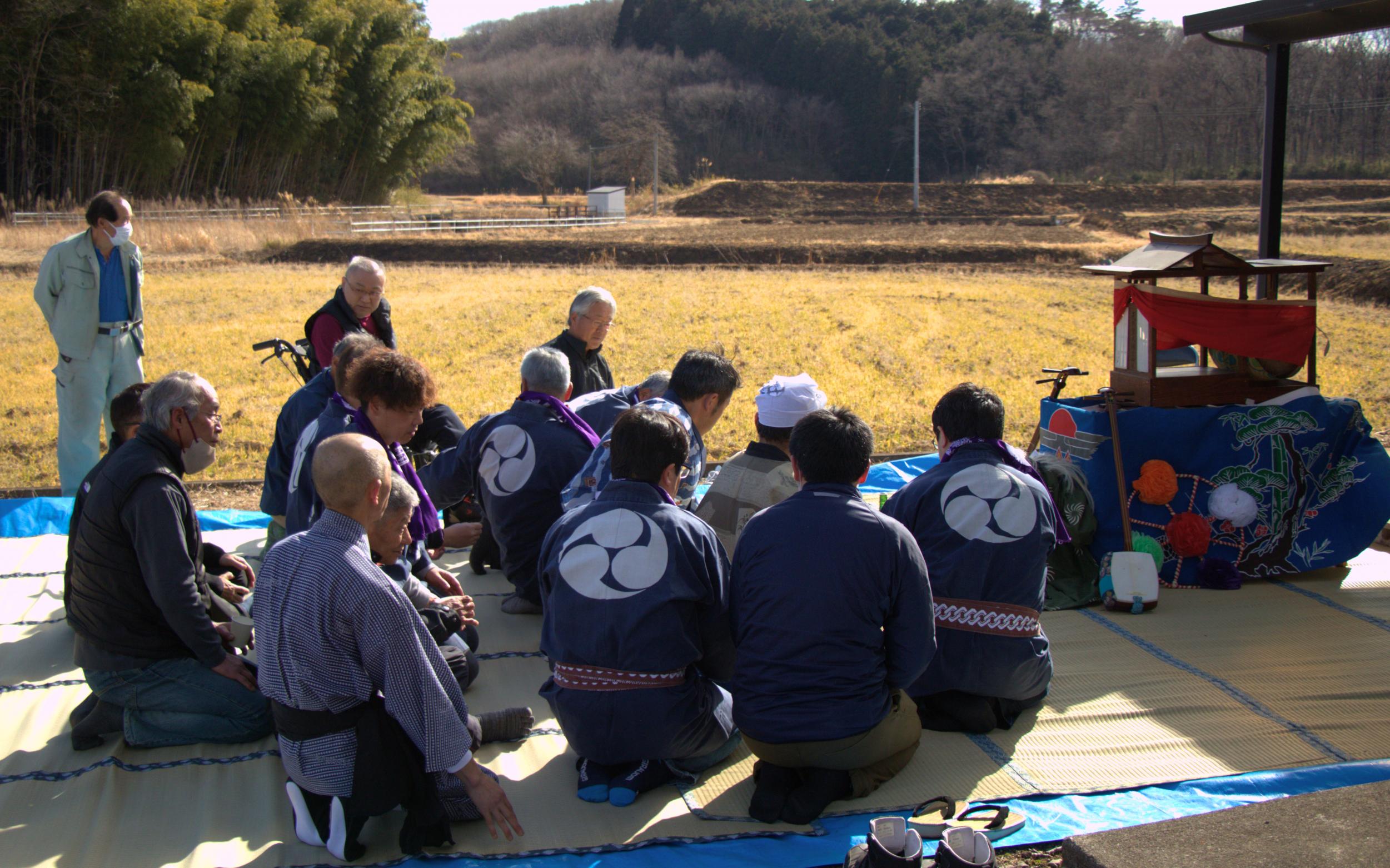 時庭地区の神楽の写真